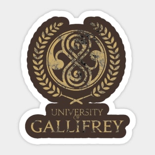 University Of Gallifrey Sticker